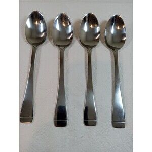 Oneida Mercer II Glossy Stainless Flatware Line at Flat Tip 7.5 inches Lot of 4